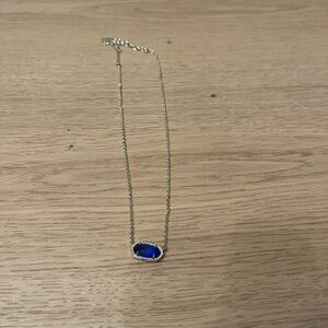 Elegant Blue and Gold Necklace